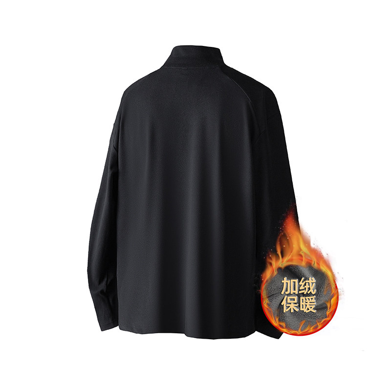 8千件德绒420g2026春款加绒设计感长袖打底3DT2600-JRP18.5,男装T恤,电商A030-1