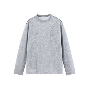 新款 T2603 长袖 白底 P25 拉链T恤 1000件华棉320g2026春款