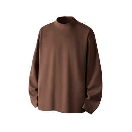 2026春款10万件280g 新款宽松长袖打底德绒长T3D T2601 P12.5