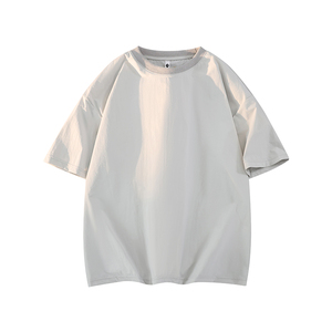 1千件尼龙280g2026春款圆领短袖t恤男潮牌美式3D T2609 P15图片