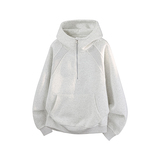 1万件华棉420g2026春款结构拼接螺纹连帽开衫卫衣3D冷光WY606P45，男装卫衣，电商A030-1