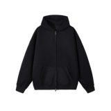 3W件华棉330g2026春款双拉链连帽开衫卫衣光板白底WY602特P35，男装卫衣，电商A030-1