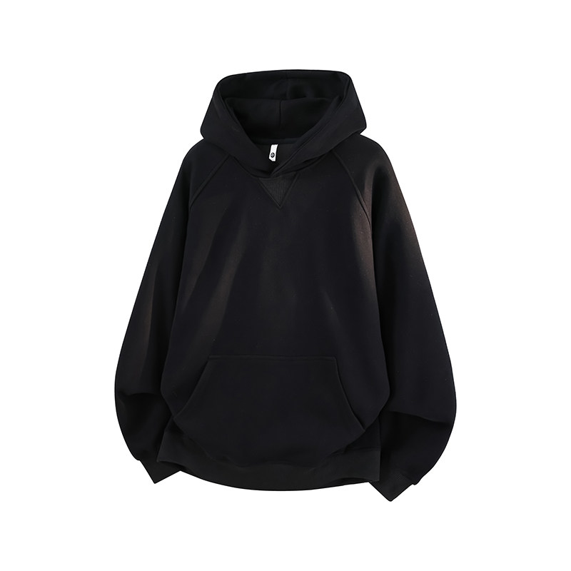 1W件华棉330g2026春款螺纹拼接设计连帽卫衣3D冷光WY618P35，男装卫衣，电商A030-1