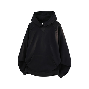 1W件华棉330g2026春款螺纹拼接设计连帽卫衣3D冷光 WY618 P35，男装卫衣，电商A030-1