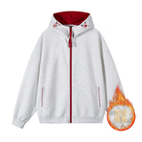 得物撞色设计 2025秋季连帽开衫卫衣白底 WY616-JR P52,男装卫衣,电商A030-1,电商基地 得物撞色设计 2025秋季连帽开衫卫衣白底 WY616-JR P52,男装卫衣,电商A030-1,电商基地