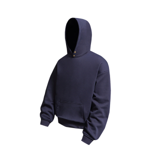 2000件 美式纽扣 320g 重磅连帽卫衣纯色百搭卫衣3D W222 P35图片