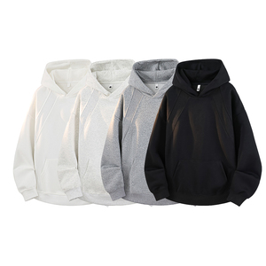 8W件330g螺纹拼接设计连帽套头卫衣3D暖光 WY617 特P28，男装卫衣，电商A030-1