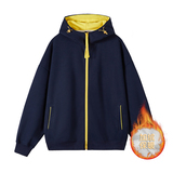 得物撞色设计 2025秋季连帽开衫卫衣白底 WY616-JR P52,男装卫衣,电商A030-1,电商基地 得物撞色设计 2025秋季连帽开衫卫衣白底 WY616-JR P52,男装卫衣,电商A030-1,电商基地