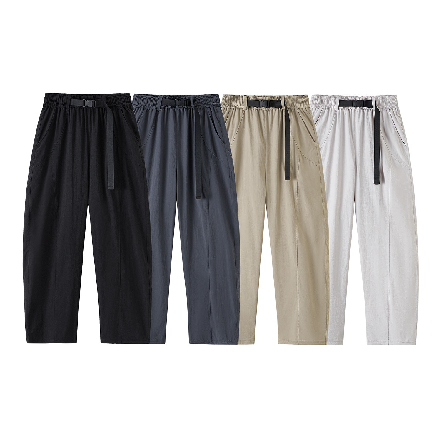 3400件北面格220g2026春款休闲裤季凉感阔腿冰丝裤白底K2597P35,男装休闲裤,电商A030-1