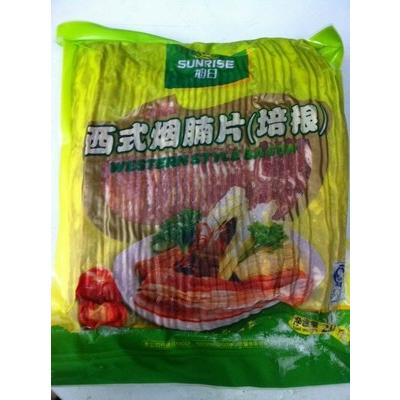 新品旭日培根西式烟腩片手抓饼腌制培根卷 炒饭披萨烘焙原料2KG/