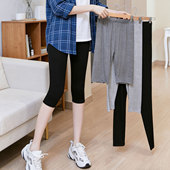 外穿小个子紧身裤 高腰八分九分裤 女2026夏季 莫代尔五分七分打底裤