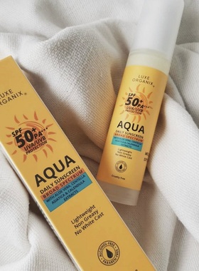 菲律宾Luxe Organix Aqua Daily Sunscreen防晒霜清爽轻薄SPF50