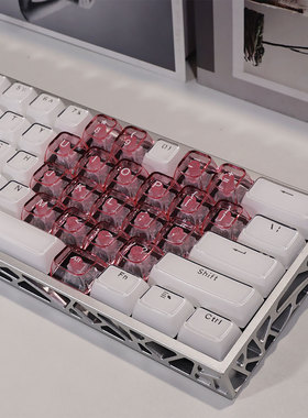 小巨兽水晶透光键帽PC新MDA果冻适配wooting61/68/75/84/87/108