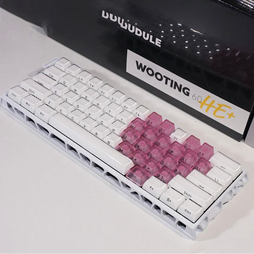 水晶果冻键帽小巨兽爱心侧刻键帽