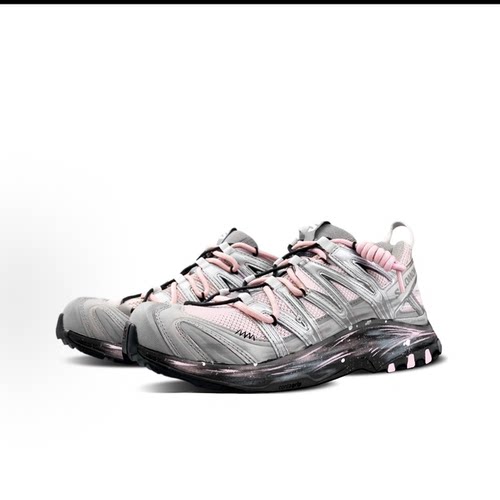【定制球鞋】SALOMON萨洛蒙XAPRO3D银粉浪潮 低帮户外跑步鞋