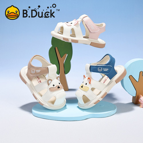 B.Duck小黄鸭童鞋夏季儿童凉鞋18-23 BY2686815