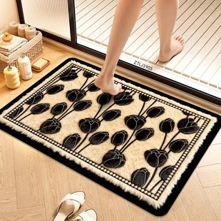 浴室地垫硅藻泥吸水垫速干防滑脚垫洗手间家用垫子卫生间门口地毯