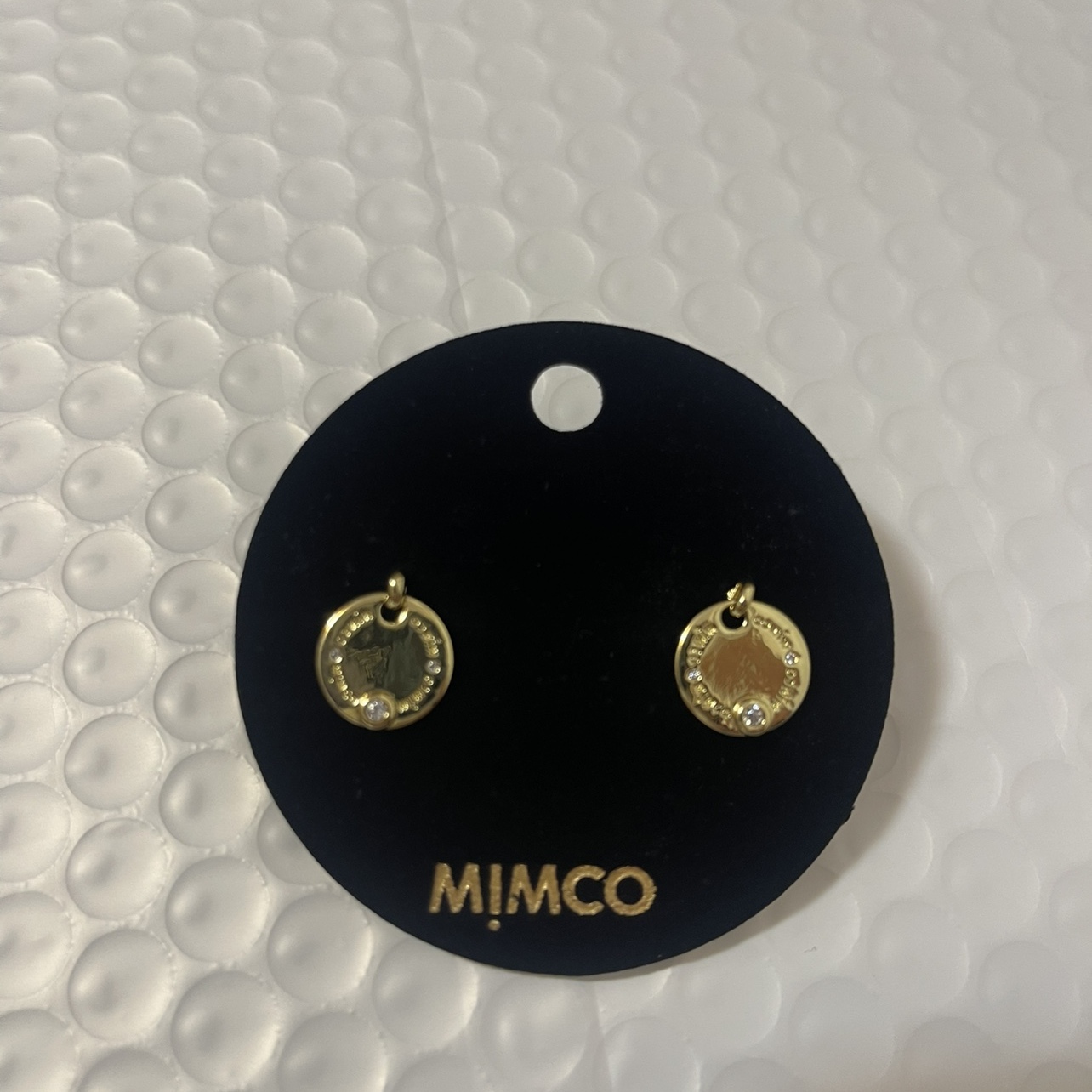 澳大利亚新款圆形耳钉镶钻耳环耳坠时尚轻奢品牌饰品耳钉