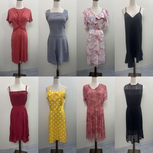 新款 古着Vintage 连衣裙女夏季 仙女气质甜美优雅吊带裙子 女夏季