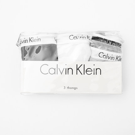 美版正品 Calvin Klein/凯文克莱CK女士低腰性感内裤舒适丁字裤潮