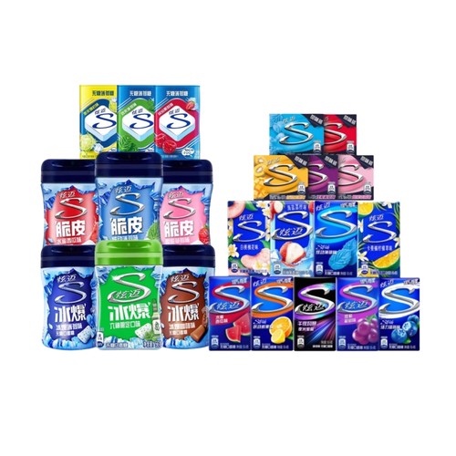 炫迈口香糖瓶装经典口味临期特卖