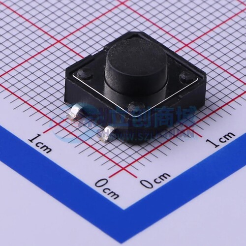 TS-1003S-06026 SMD-4P,12x12mm 轻触开关 单刀单掷 圆形按钮 立