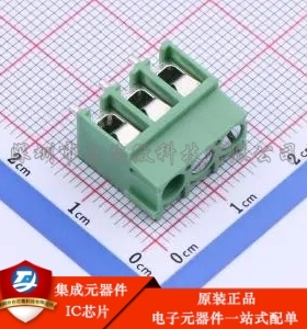 1x3P 5mm 直插 排数:1 每排P数:3 DB302-5.0-3P-GN-S P=5mm 螺钉