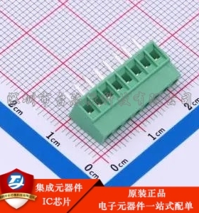 1x8P 2.54mm 直插 排数:1 每排P数:8 MX128-2.54-08P-GN01-Cu-Y-A