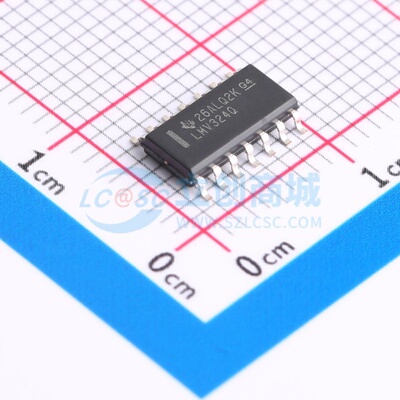 运算放大器 LMV324QDR SOIC-14 TI/德州 电子元器件配单原装正品