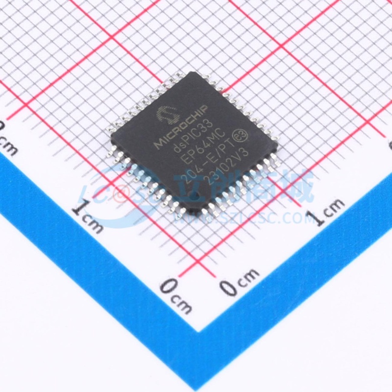 数字信号处理器(DSP/DSC) dsPIC33EP64MC204-E/PT TQFP-44 MICROC