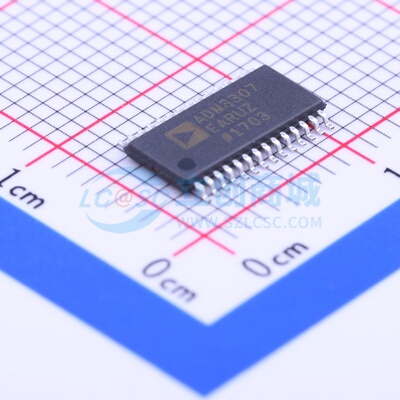 RS232芯片 ADM3307EARUZ TSSOP-28 ADI(亚德诺) 电子元件原装正品