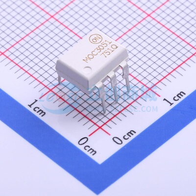 可控硅输出光耦 MOC3051M DIP-6 onsemi(安森美) 电子元器件配单