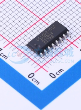 数字电位器 DS1803Z-010+T&R SOIC-16 MAXIM(美信) 电子元件配单