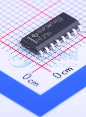 锁存器 SN74HC259DR SOIC-16 TI/德州 电子元器件配单原装正品