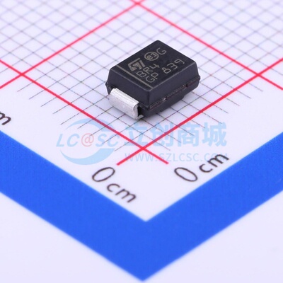 快恢复/高效率二极管 STTH1R04U SMB 意法半导体芯片 电子元器件