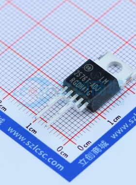 DC-DC电源芯片 LM2576TV-ADJG TO-220-5H onsemi(安森美) 元器件