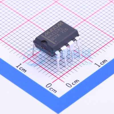 模数转换芯片ADC MAX1241BCPA DIP-8 MAXIM(美信) 电子元器件配单