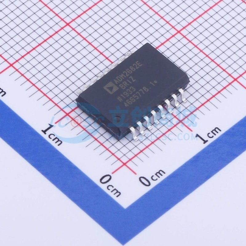 隔离式RS485/422收发器(带电源) ADM2682EBRIZ SOIC-16 ADI(亚德