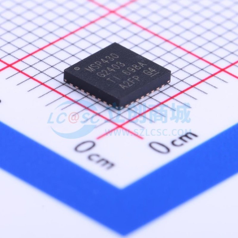 单片机(MCU/MPU/SOC) MSP430G2403IRHB32T QFN-32 TI/德州 元器件