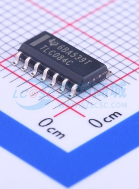 运算放大器 TLC084CDR SOIC-14 TI/德州 电子元器件配单原装正品