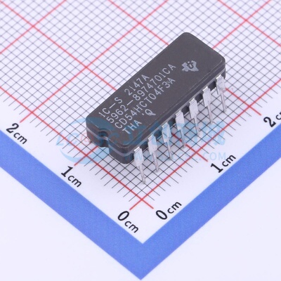 反相器 CD54HCT04F3A CDIP-14 TI/德州 电子元器件配单原装正品