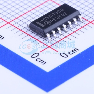 运算放大器 MC33179DG SOIC-14 onsemi(安森美) 电子元件原装正品