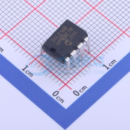 EEPROM 24LC16B-I/P PDIP-8 MICROCHIP(美国微芯) 电子元器件配单