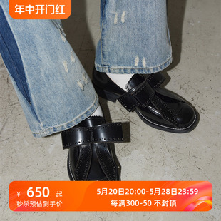 CONP 23AW Baby Monster Loafers 领结乐福鞋 真皮牛皮