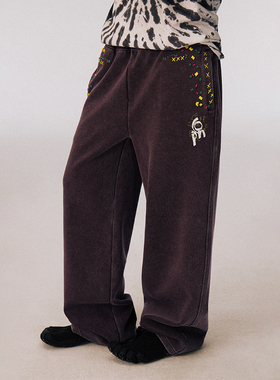 CONP 25AW 炒盐牙买加钉珠卫衣裤