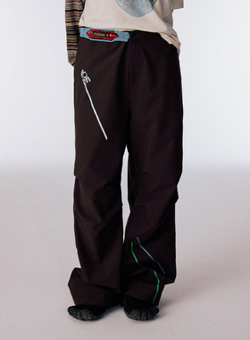 CONP 26AW 手工串珠腰带越野徒步防水裤