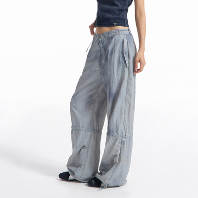 CONP 25SS 扎染尼龙抽绳休闲伞兵裤