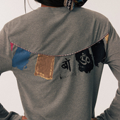 CONP 25AW 雪域经幡做旧感T恤