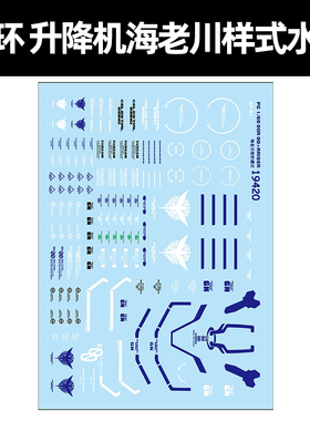 中环升降机海老川样式水贴 PG 16 00R OORAISER水贴纸19420 19421