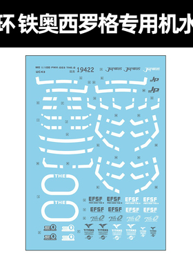 中环MG1/100PMX.003THE.0铁奥西罗格专用机模型水贴纸19422 19423
